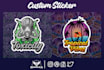 make awesome custom sticker, patch, badge designs