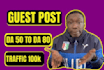 do guest post on da 70 sites for SEO backlinks