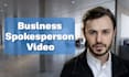 record a professional male spokesperson video for your corporate business