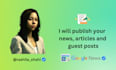 publish interviews, articles and guest posts