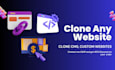 design, duplicate, and clone any website into wordpress elementor