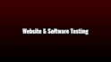 test your software or website