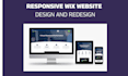 redesign or design a responsive wix website