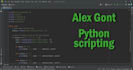write any small non graphical script in python3