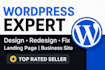 design redesign fix and optimize wordpress business website or landing page
