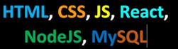 develop web application using react, node and mysql