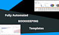 create fully automated bookkeeping template on google sheet