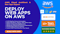 deploy  react, nodejs, PHP, java, python applications on AWS ec2 s3 cloudfront