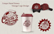 design unique hand drawn vintage logo design