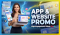 create engaging app, website, or saas promo video with motion graphics