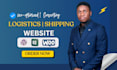 design logistics website, shipping website with wpcargo