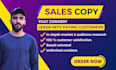craft persuasive sales copy and sales page copywriting