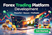 develop forex trading app with CRM, forex web, crypto trading