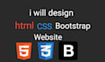 convert figma design to HTML, CSS and  bootstrap