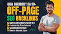 create high da backlinks monthly off page seo link building podcast links