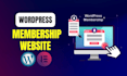create a professional membership website in wordpress