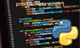 write a python 3 script