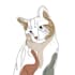 draw dog or any pets into simple lineart
