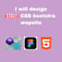 convrt figma design  HTML, CSS and bootstrp