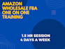 teach you amazon fba business,one on one training with shared screen