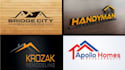 do elegant home renovation, repair  and handyman logo