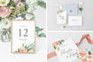 design wedding invitation, save the date, rsvp, menu, stationery and sign bundle