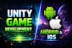 develop and publish unity mobile game for android and ios