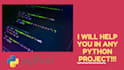 help you in any python projects