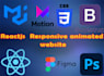 build interactive react next js framer motion firebase website