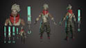 make 3d characters for games or animation