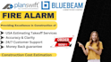 detail fire alarm takeoff and estimate in 24 hours