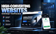 design a high converting landing page and wordpress website
