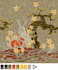 create batik scenery fabric, sarong, scarf
