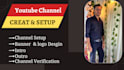 create and setup professional youtube channel