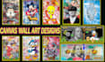 create trendy, unique canvas wall art design