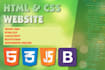 create website with html and css