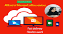 do all kind of microsoft office services