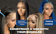 sew a wig with hair bundles you provide