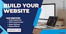 create a website using bootstrap CSS, react js