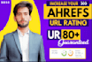 increase url rating ahrefs ur to 80 plus