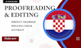 proofread and edit croatian text