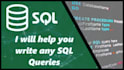 write sql queries for you