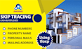provide you cash buyers with skip tracing