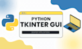 write python tkinter gui programs desktop app and projects