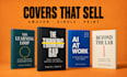 design a professional bestseller book cover or kindle cover for amazon