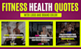 design fitness health quotes for instagram