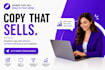 create sales or ad copy social media copywriting sales funnel landing page copy
