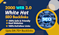create 2000 high quality contextual dofollow seo backlinks