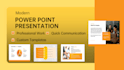 design powerpoint presentation template canva, google slides investor pitch deck