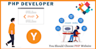 fix, develop, and update the website as a PHP developer